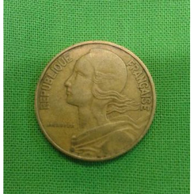 Монеты 20 сантимов Франция. 1966 - 2001